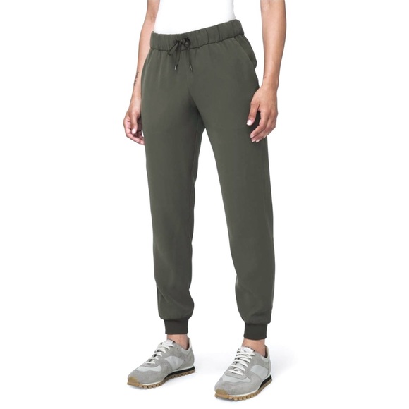 lululemon athletica Pants - Lululemon Stretch High-Rise Jogger Pants Olive Green Women’s Size 8